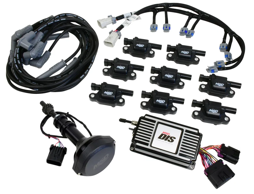 MSD 601533, DIS Digital Ignition System Kit - Black