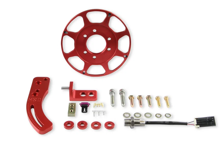 MSD 86201, Crank Trigger Wheel Kit - Flying Magnet - Hall-Effect  - BBC - 8 in.