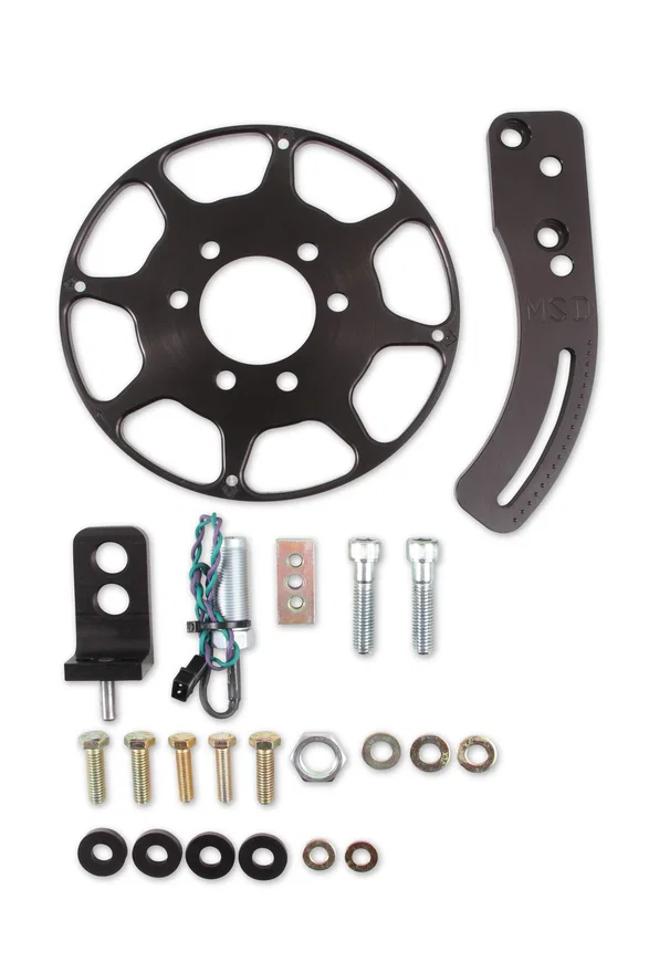 MSD 86203, Crank Trigger Wheel Kit - Flying Magnet - BBC - 8 in.