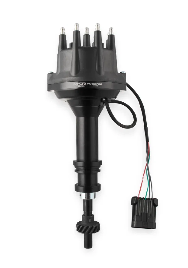 MSD 23793, Black, Ford 351C - 460 Dual Sync Distributor