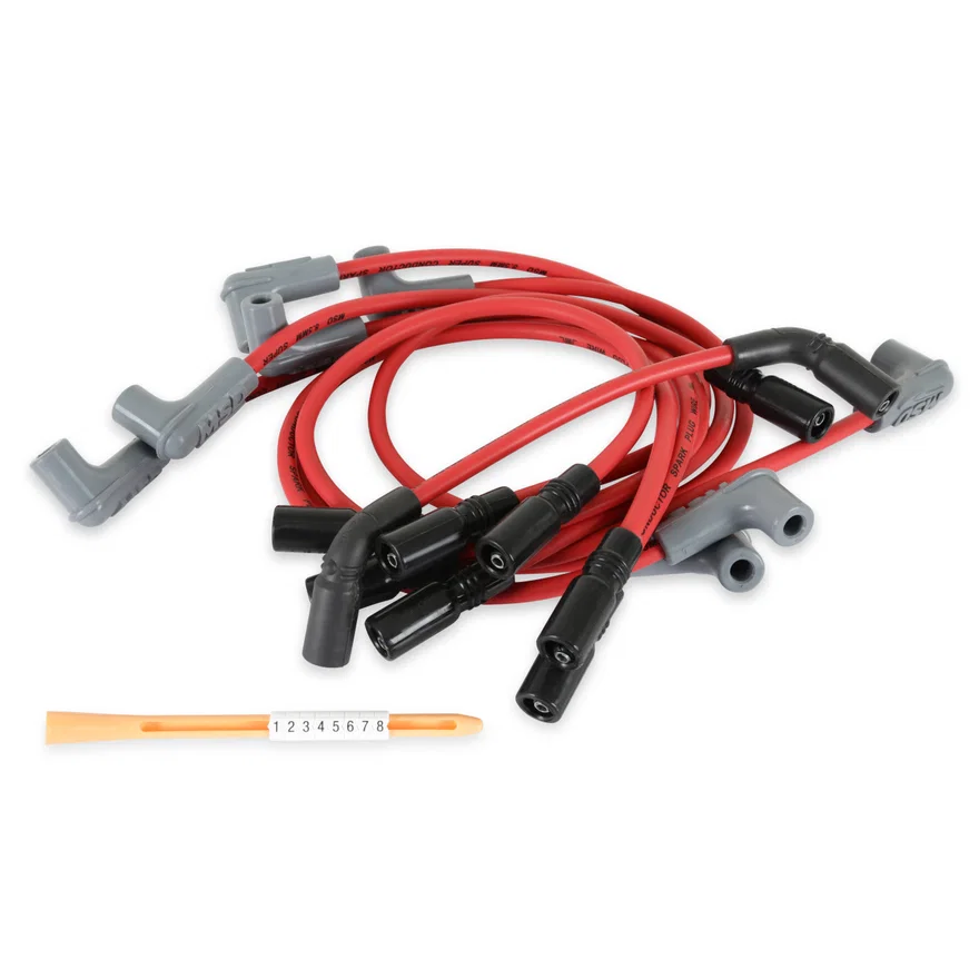 MSD 32169, Super Conductor Spark Plug Wire Set, Fits Chevy Tahoe, Sub.Vort. V8, '96-'97