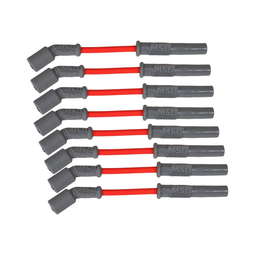 MSD 32819, Super Conductor Spark Plug Wire Set, GM LS1, '97-On, Vette, Camaro