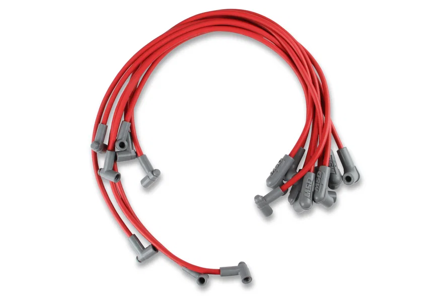 MSD 31359, Super Conductor Spark Plug Wire Set, Small Block Chevy 350 HEI