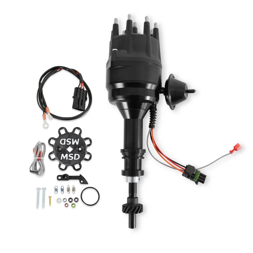 MSD 83503, Black Ford 351C - 460 Ready-To-Run Distributor
