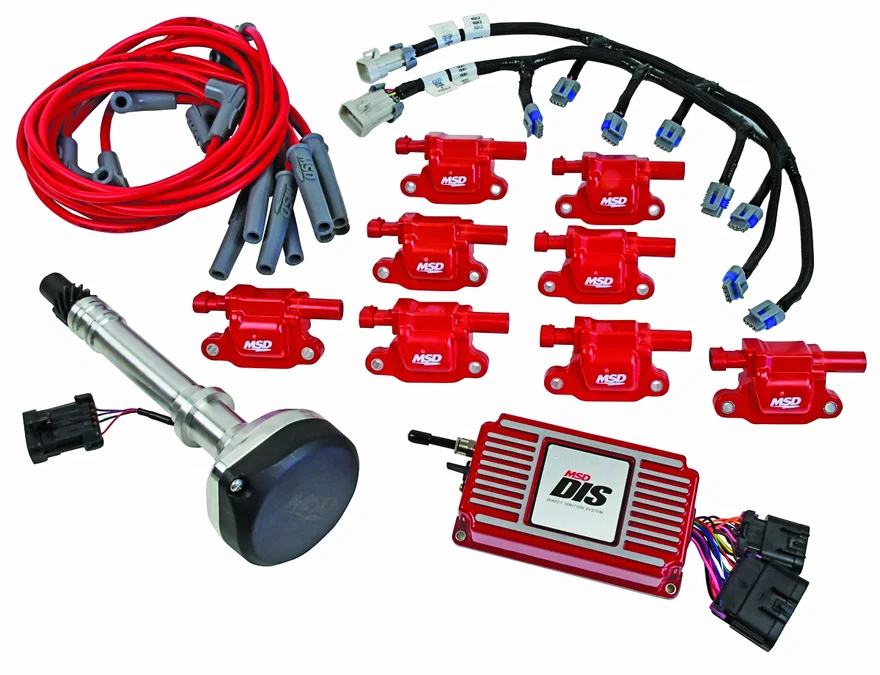 MSD 60151, DIS Direct Ignition System Kit - Red