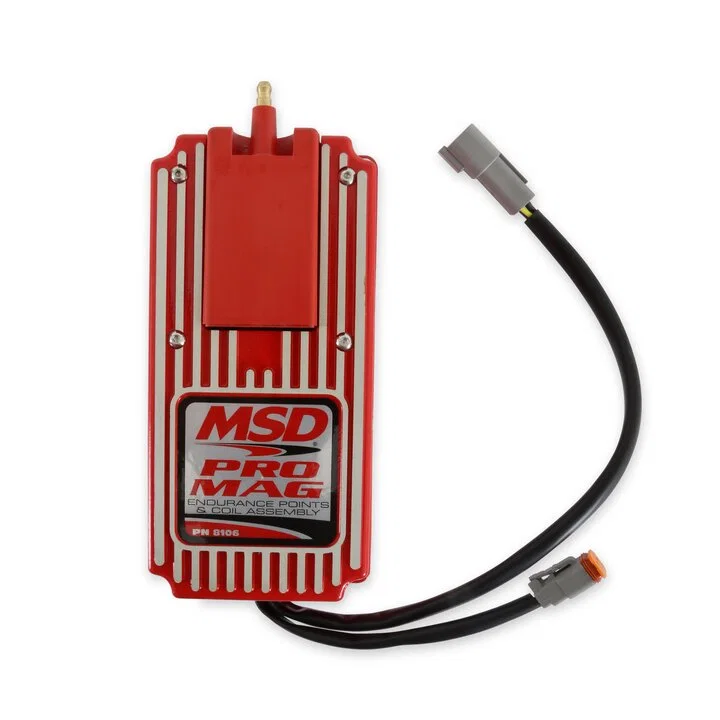 MSD 8106, Pro Mag 12/20 Amp Electronic Points Box, Red