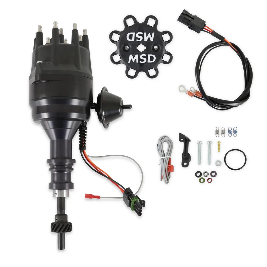 MSD 83523, Black Ford 289/302 Ready-To-Run Distributor