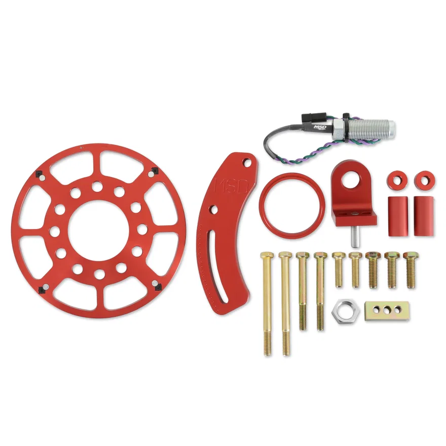 MSD 8640, Crank Trigger Wheel Kit - Flying Magnet - SBF - Windsor