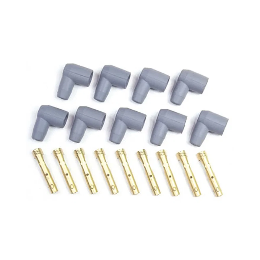 MSD 8851, Boot & Terminal Kit 90 Deg Female Socket Style Gray