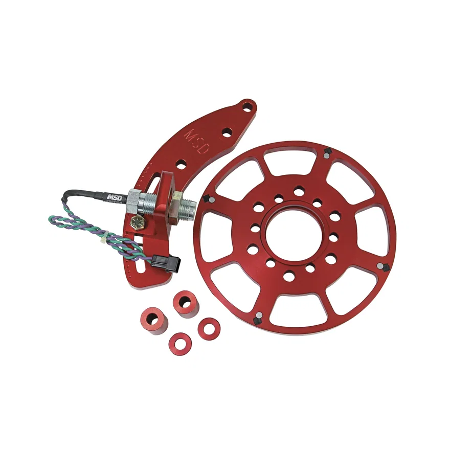 MSD 8650, Crank Trigger Wheel Kit - Flying Magnet - Pontiac V8