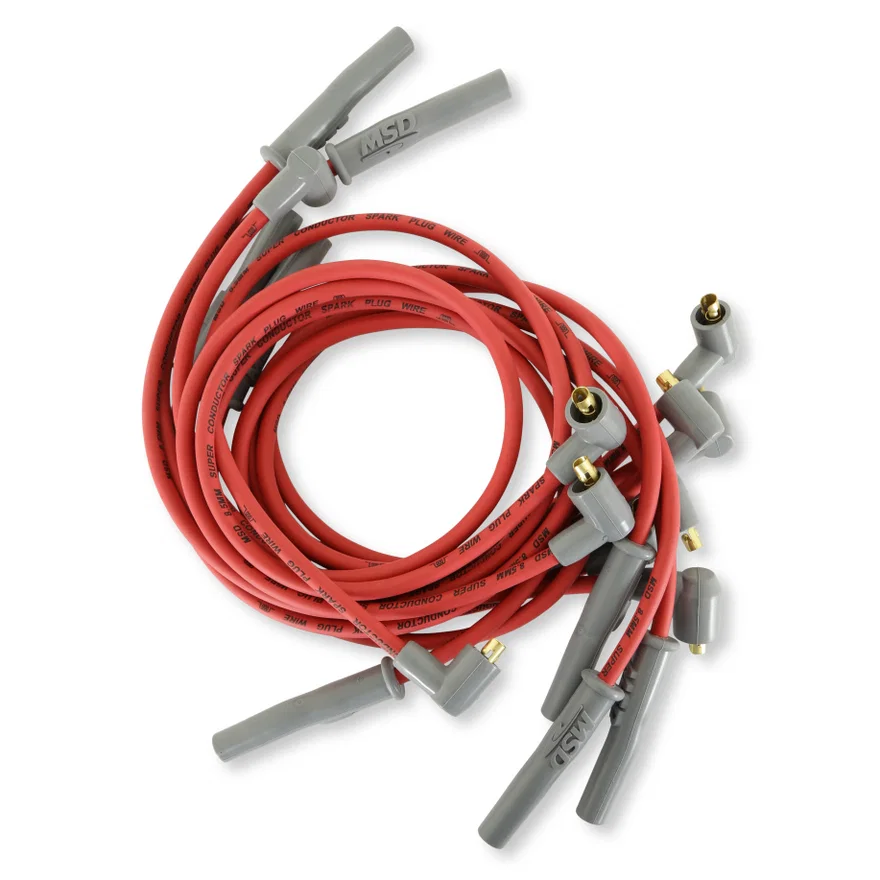 MSD 31379, Super Conductor Spark Plug Wire Set Chevy 366-454 Socket