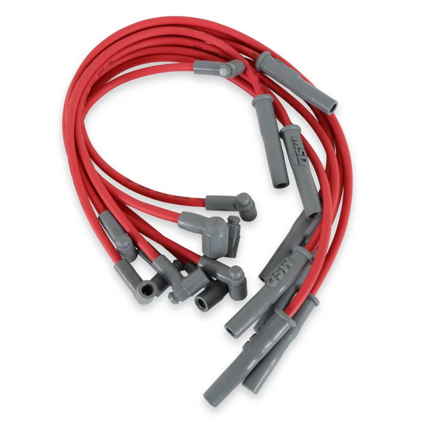 MSD 32749, Super Conductor Spark Plug Wire Set, 318-360 HEI, for MSD Distributor