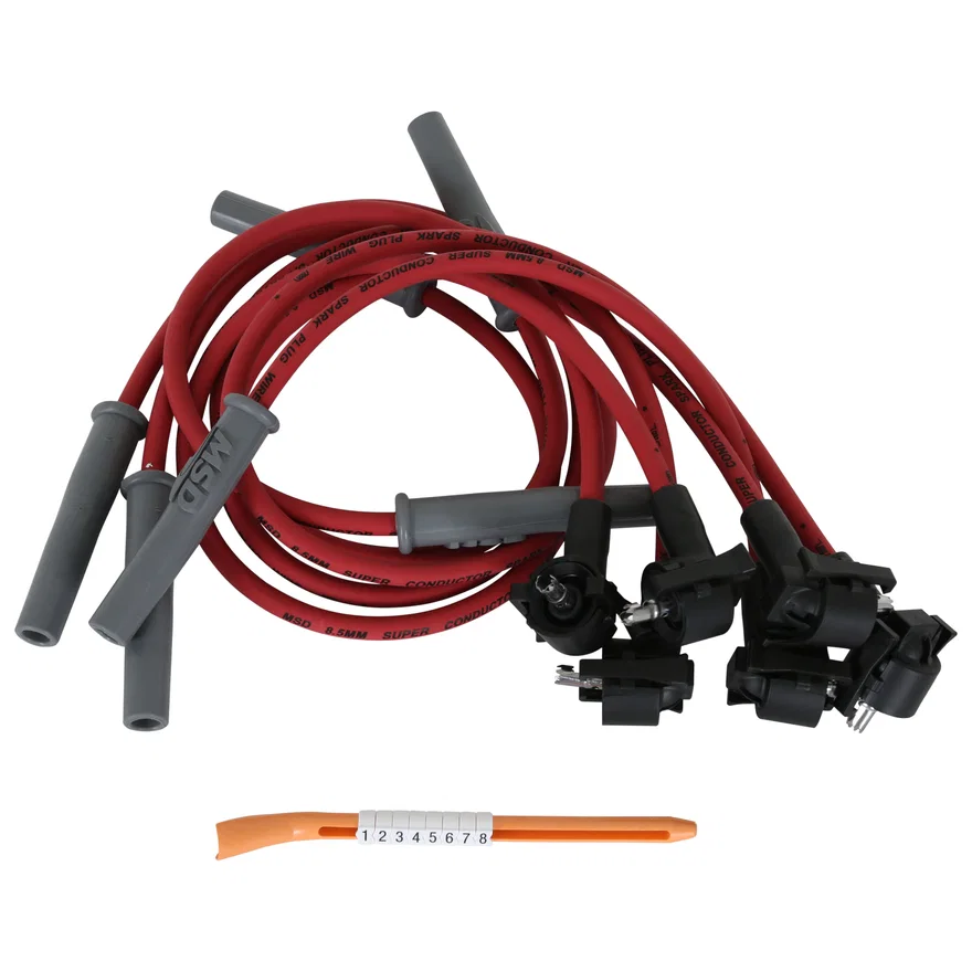 MSD 32289, Super Conductor Spark Plug Wire Set, Ford Mustang 3.8L, V6, '94-'98