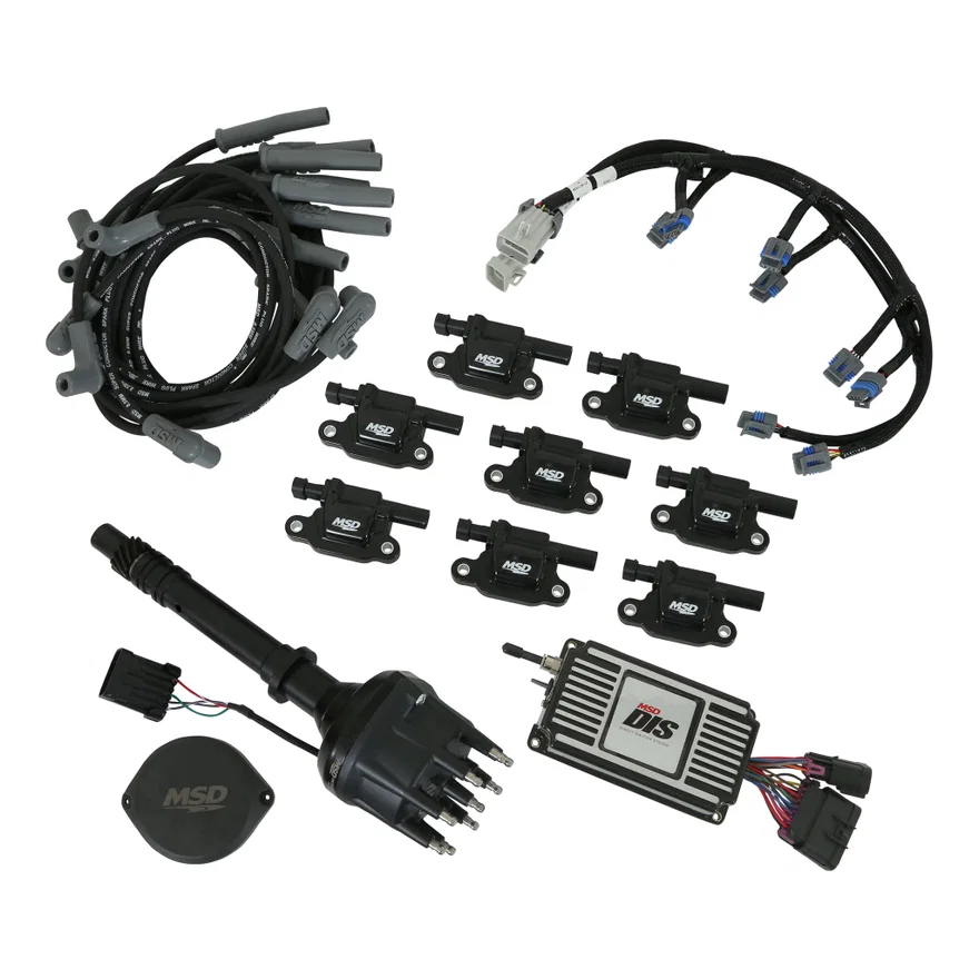 MSD 601513, DIS Direct Ignition System Kit - Black