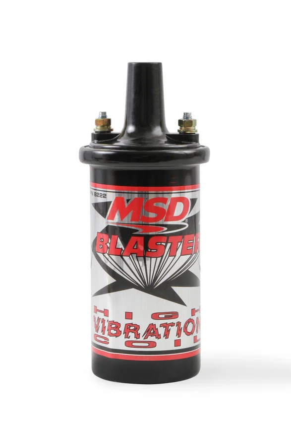 MSD 8222, Ignition Coil - Blaster Series - High Vibration - Black