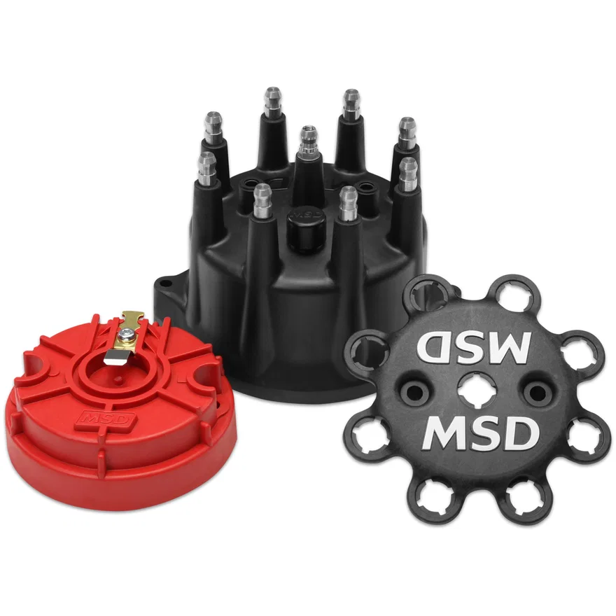 MSD 84317, Black Small Diameter Cap and Rotor Kit