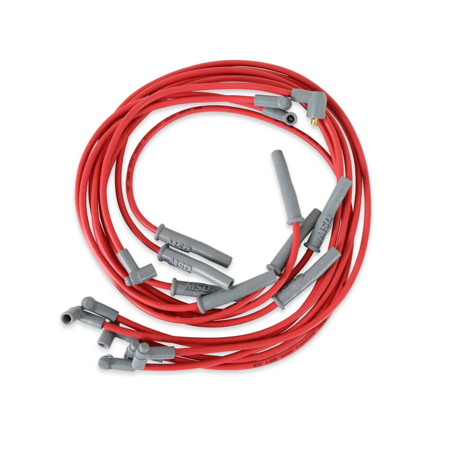 MSD 32739, Super Conductor Spark Plug Wire Set, Chry. 383-440 HEI for MSD Dist.