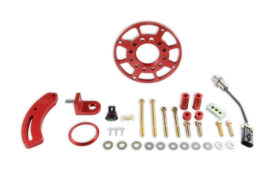 MSD 86401, Crank Trigger Wheel Kit - Flying Magnet - Hall Effect - SBF - Windsor