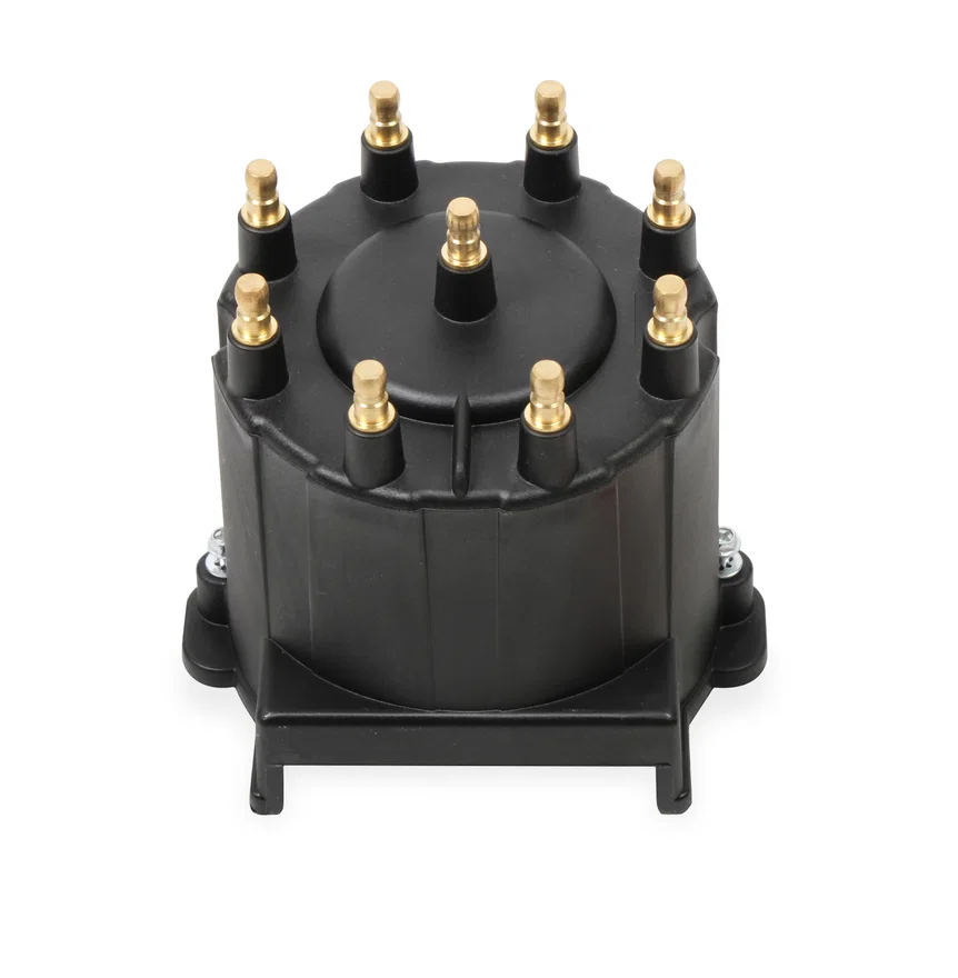 MSD 84263, Black Distributor Cap, GM HEI, Late Model, Ext Coil