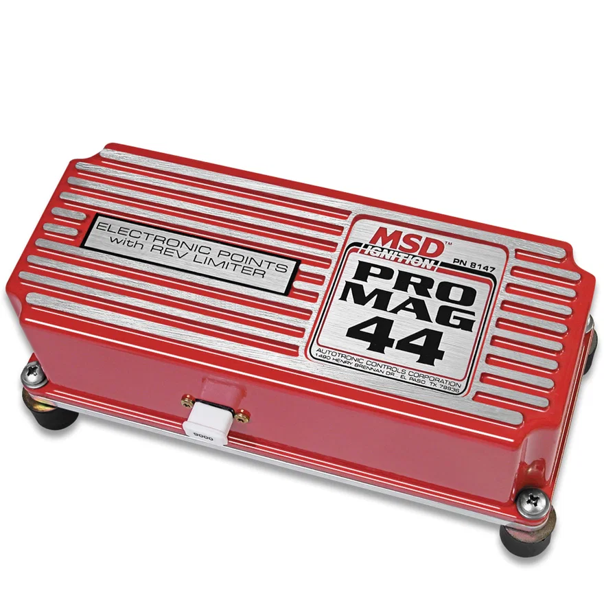 MSD 8147, Pro Mag 44 Amp Electronic Points Box - Red