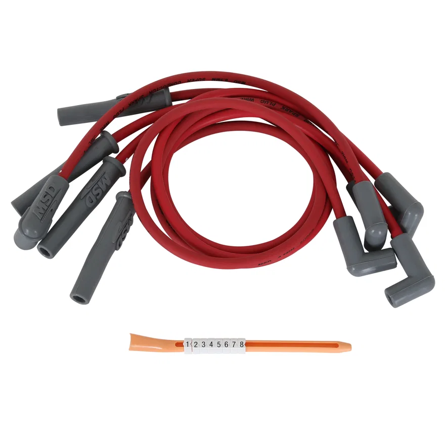 MSD 31259, Super Conductor Spark Plug Wire Set, Ford 2300 4 Cyl.
