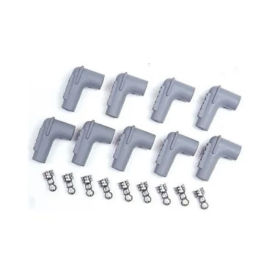 MSD 8850, Spark Plug Boot & Terminal Kit 90 Deg HEI Gray