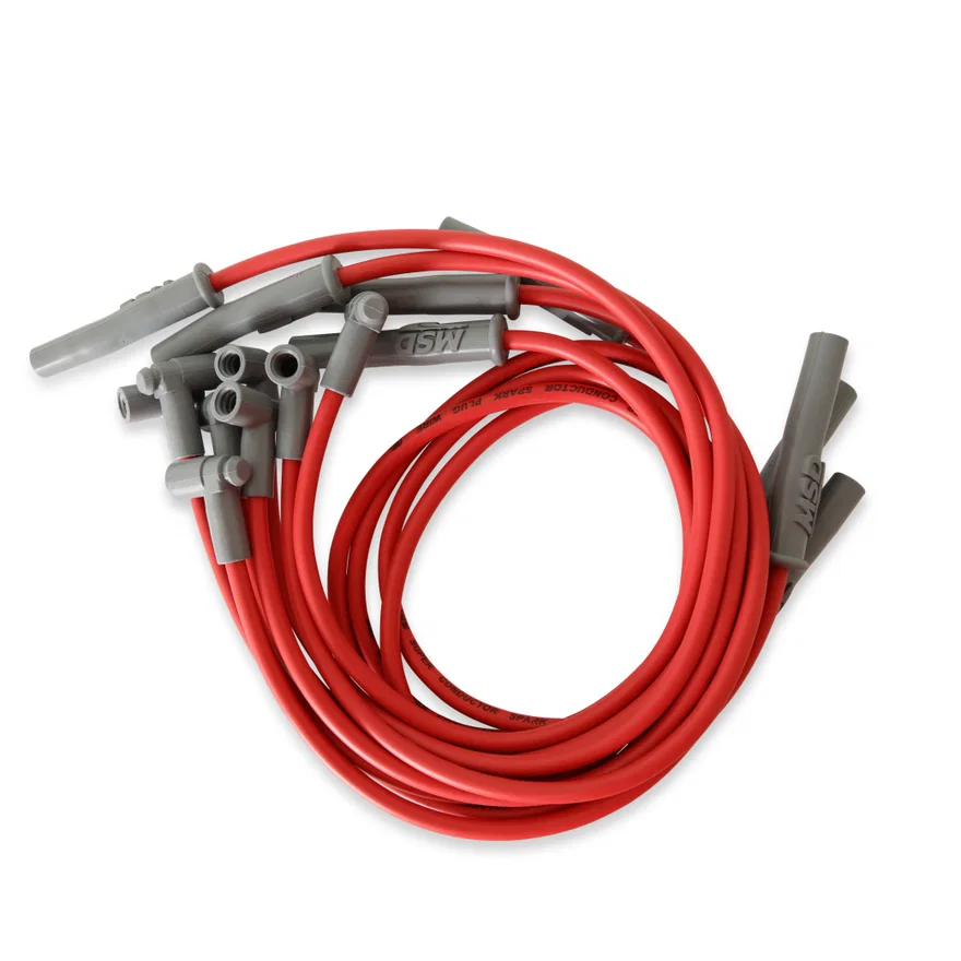MSD 31369, Super Conductor Spark Plug Wire Set Chevy 454, '74-'76 HEI