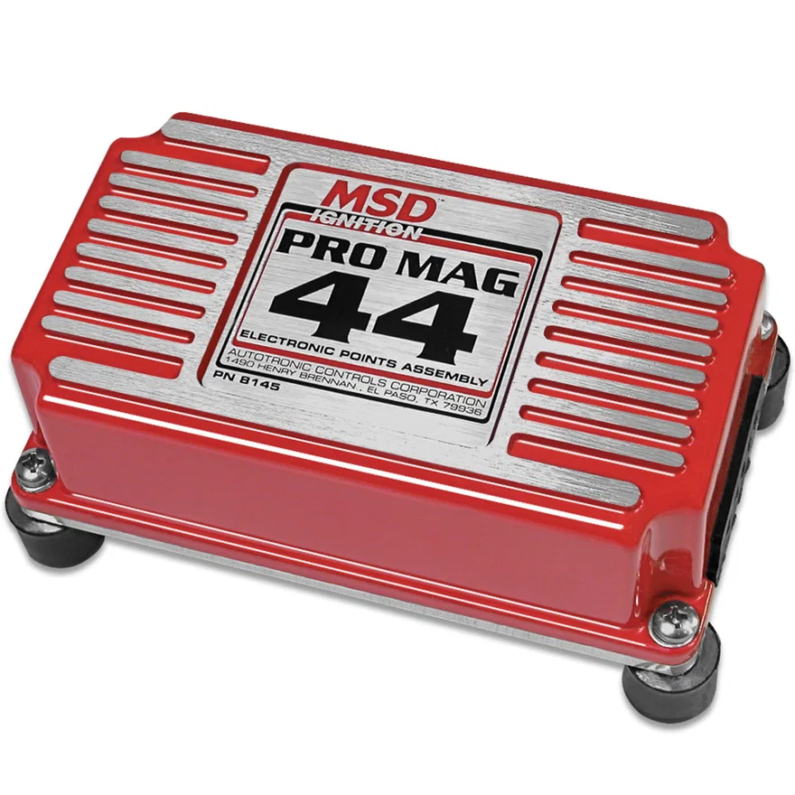 MSD 8145MSD, Pro Mag 44 Amp Electronic Points Box, Red