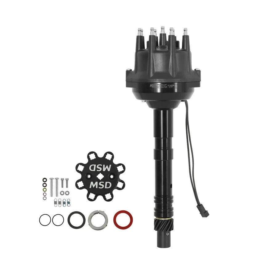 MSD 85703, Black Small Diameter Chevy V8 Pro-Billet Distributor
