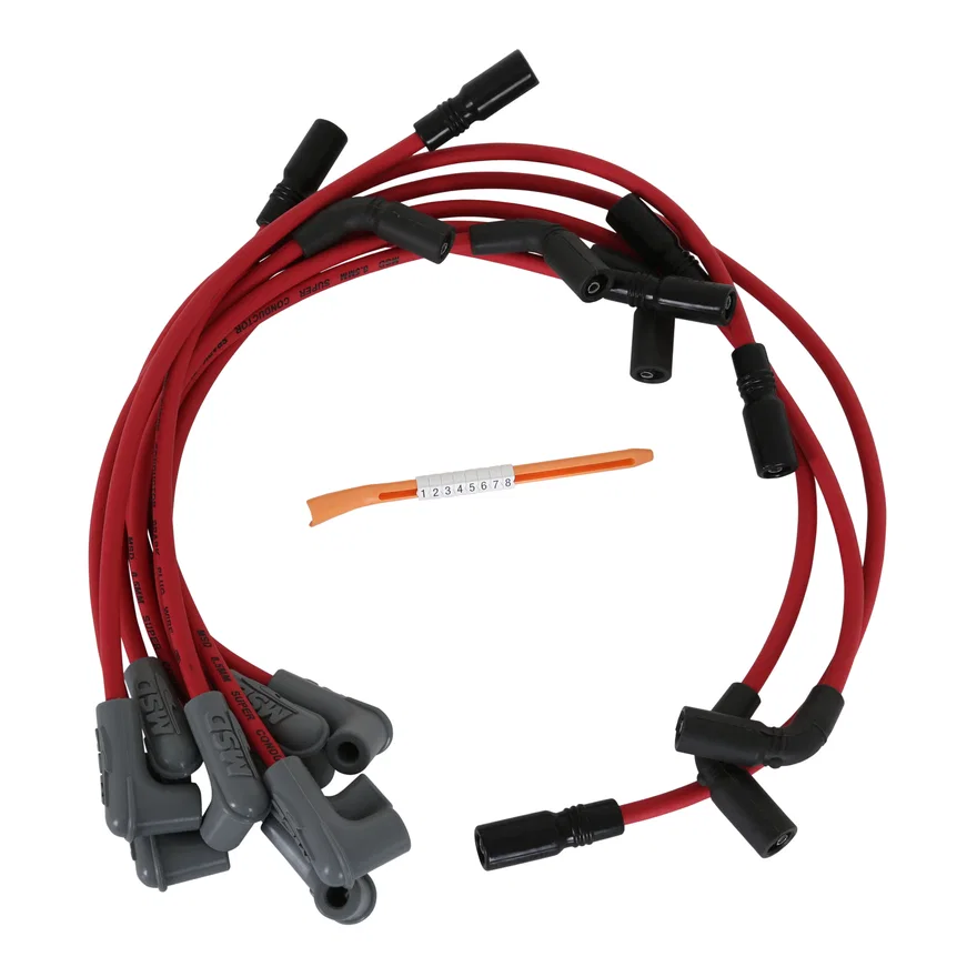 MSD 32159, Super Conductor Spark Plug Wire Set, Caprice/Impala,LT1 5.7/4.3 '94-'96 for Chevrolet
