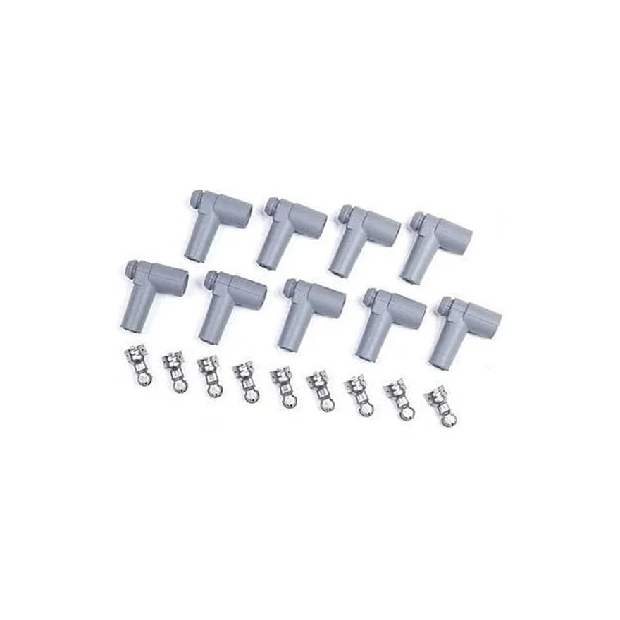 MSD 8849, Distributor Boot & Terminal Kit 90 Deg HEI Gray