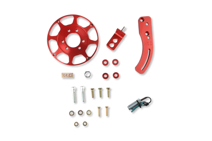 MSD 8620, Crank Trigger Wheel Kit - Flying Magnet - BBC - 8 in.