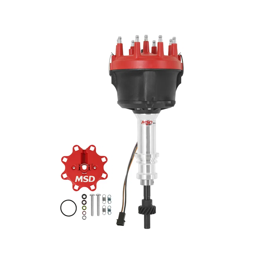 MSD 8582, Billet Distributor - Ford - Small Block - Iron Gear