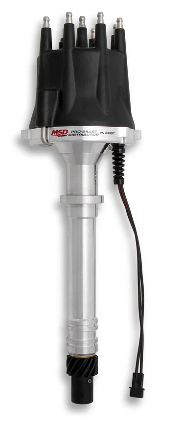MSD 85557, Chevy V8 Pro-Billet Distributor w/Black Cap