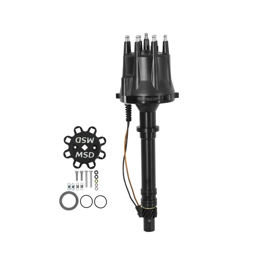 MSD 85555, Chevy Black V8 Pro-Billet Distributor