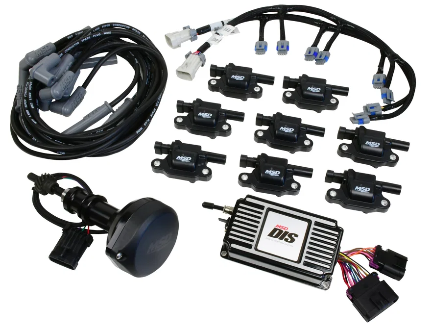MSD 601523, DIS Direct Ignition System Kit - Black