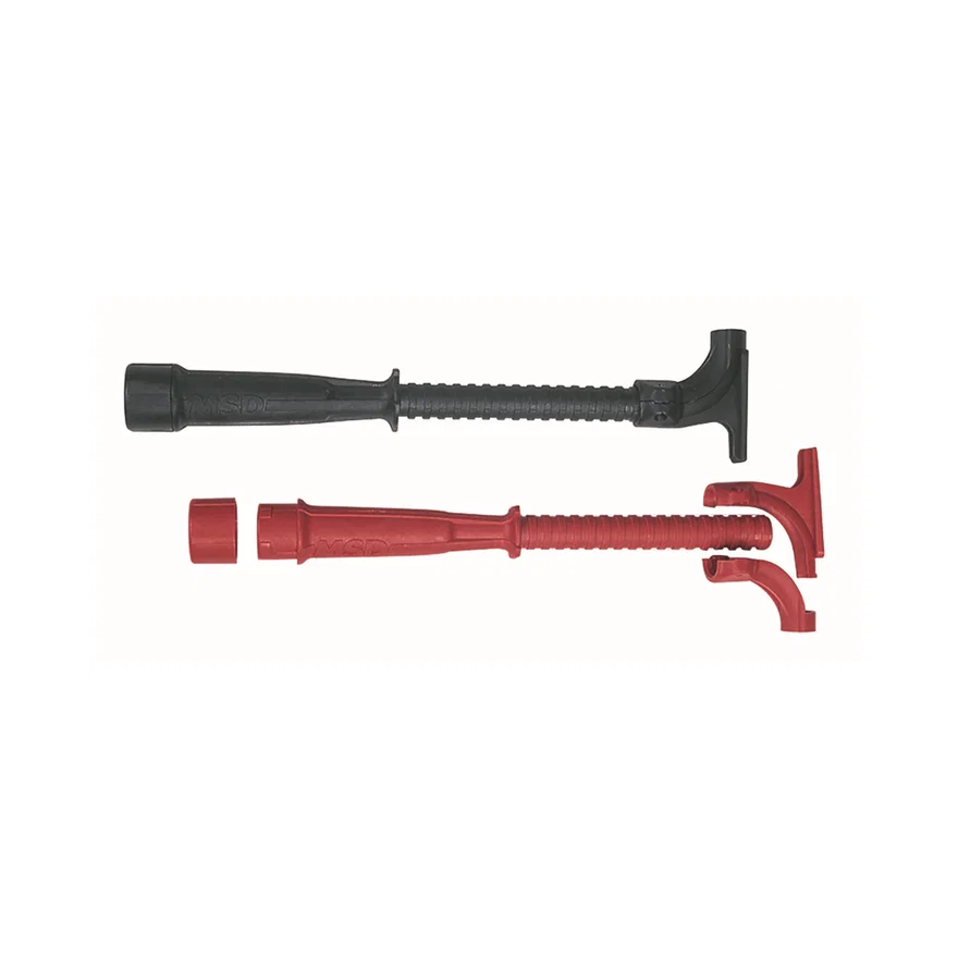 MSD 3475, Hemi Tubes, Set of 16, 8-Red and 8-Black