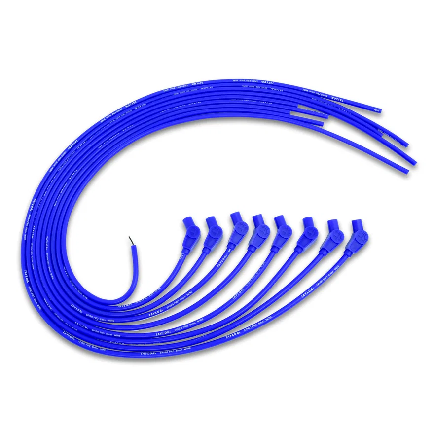 Taylor Cable 73653, 8mm Spiro-Pro univ 8 cyl 135 blue