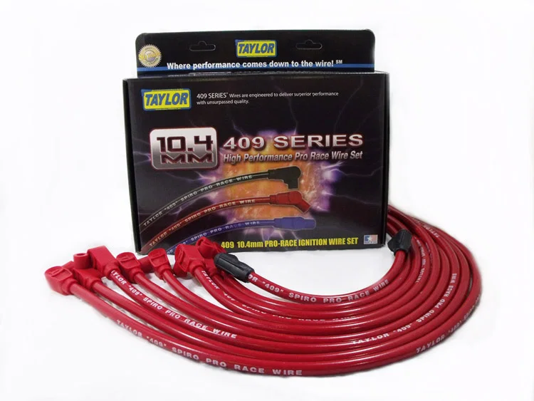 Taylor Cable 79281, 409 Spiro-Pro custom red