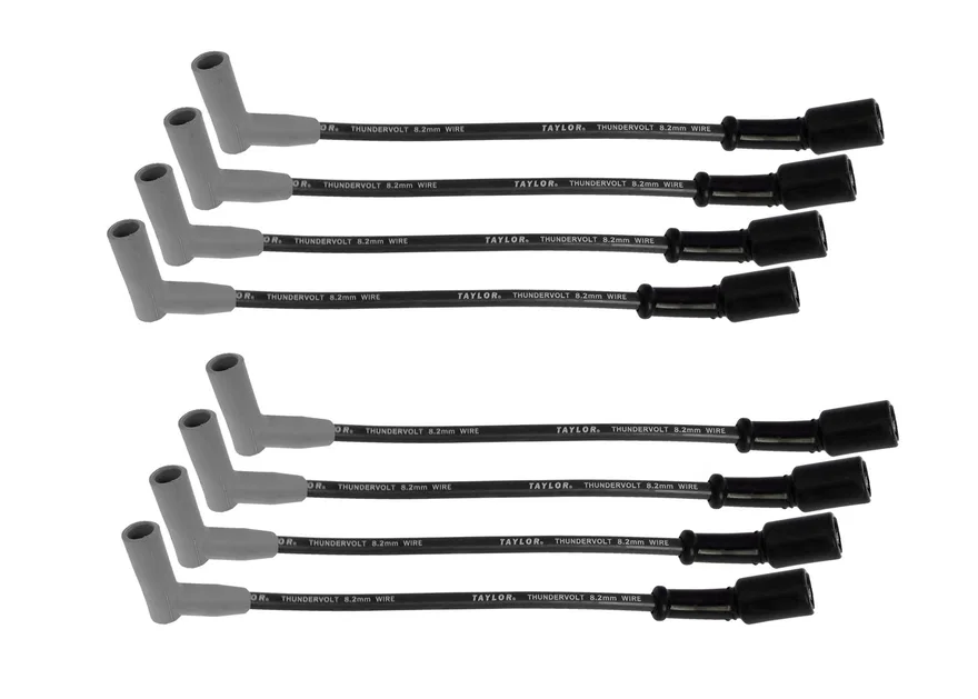 Taylor Cable 86045, Thundervolt 8.2 race fit 8 cyl 8in 135 black