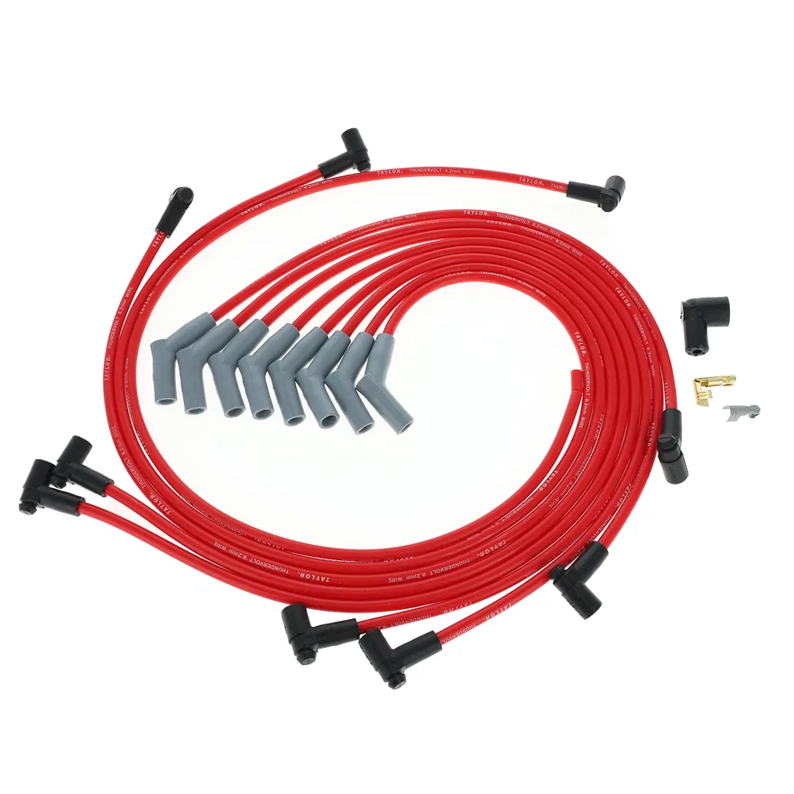 Taylor Cable 86232, Thundervolt 8.2 race fit 8 cyl red