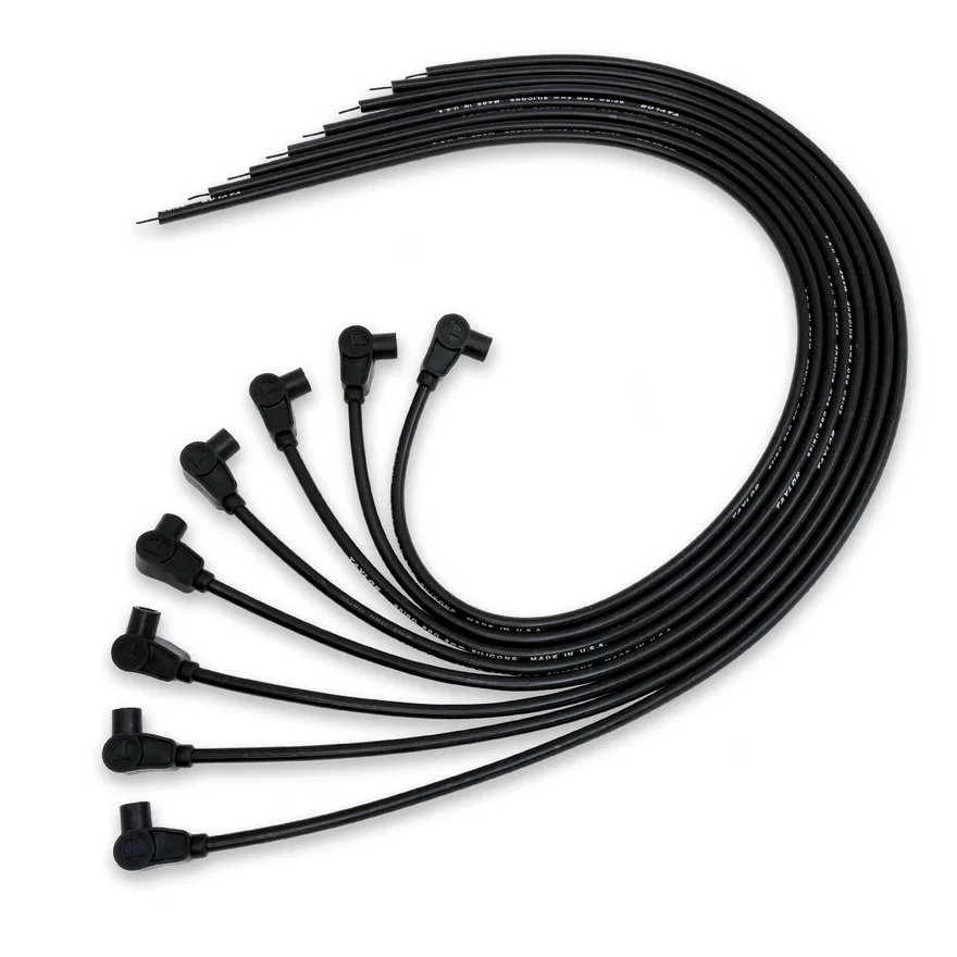 Taylor Cable 73061, 8mm Spiro Pro LS Universal 90 Degree Black