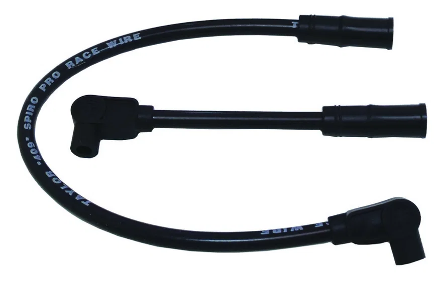 Taylor Cable 13031, 409 Spiro-Pro blk 19/7in custom Motorcycle 90 for Harley-Davidson