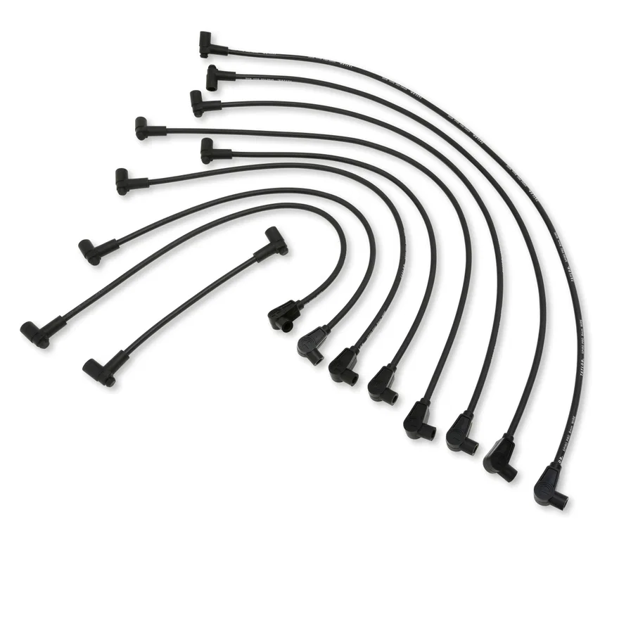 Taylor Cable 72034, 8mm Spiro-Pro custom 8 cyl black for Dodge