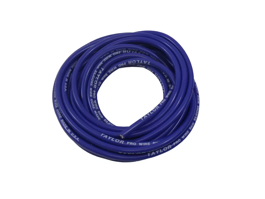 Taylor Cable 35681, 8mm Pro TCW 30 ft. Coil Blue