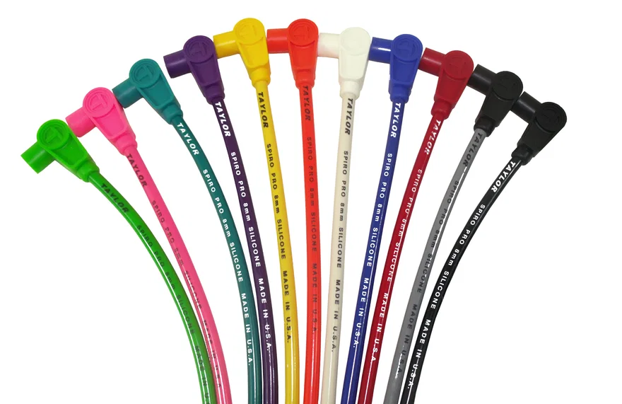 Taylor Cable 35671, 8mm Spiro-Pro 30 ft. Coil Blue