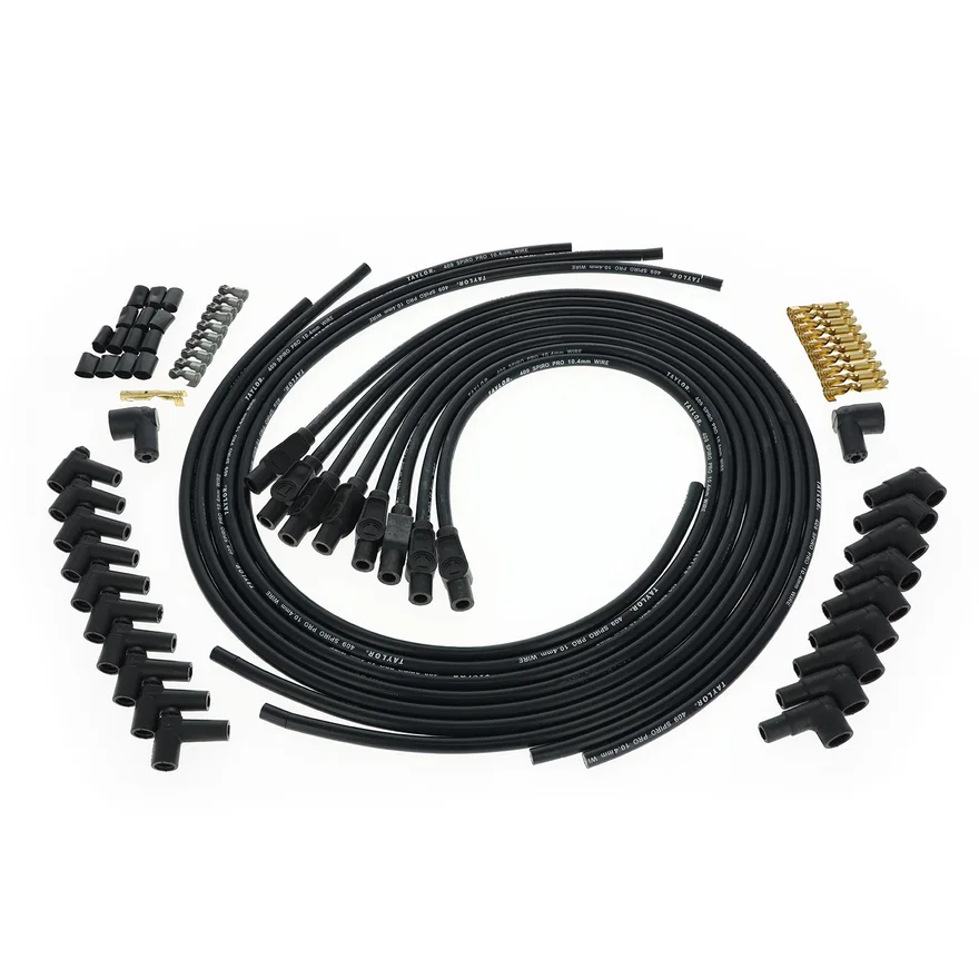 Taylor Cable 79055, 409 10.4 Spiro-Pro univ 8 cyl 180 black