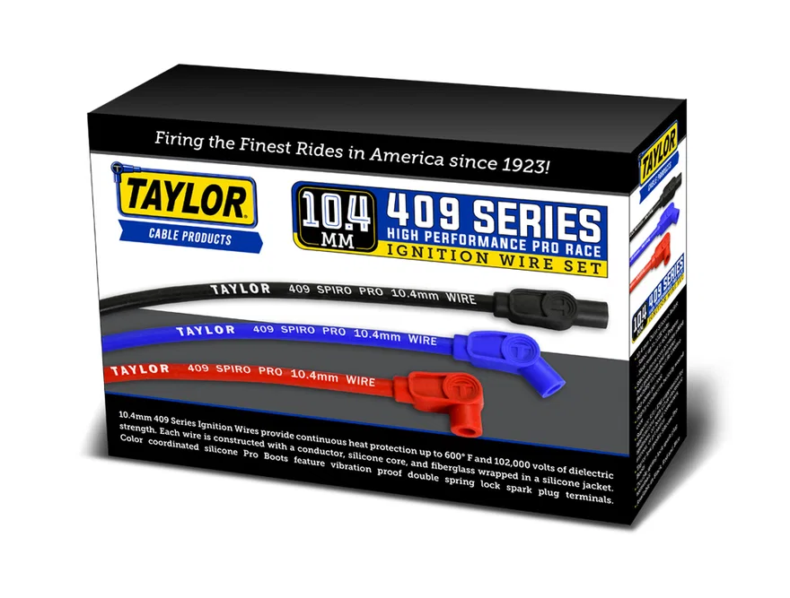 Taylor Cable 79229, 409 Spiro-Pro race fit red