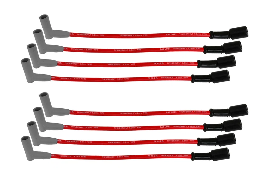 Taylor Cable 86246, Thundervolt 8.2 race fit 8 cyl 12in 135 red