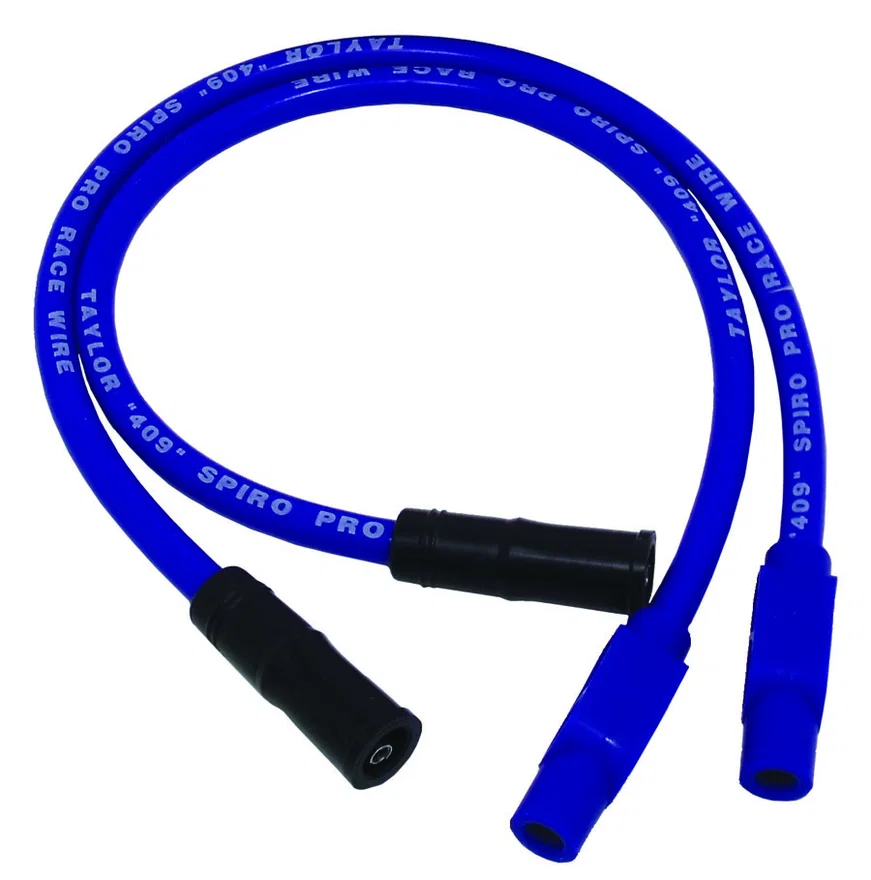Taylor Cable 13634, 409 Spiro-Pro blue 21in custom Motorcycle 180 for Harley-Davidson